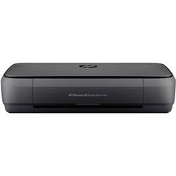 HP OfficeJet 250 All-in-One multifunkční tiskárna inkoustová barevná A4 tiskárna, skener, kopírka provoz na akumulátor, Wi-Fi, ADF