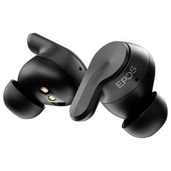 EPOS ADAPT E1 Headset do uší (In Ear) Bez kabelu, Bluetooth® stereo černá Potlačení hluku, Redukce šumu mikrofonu headset, Nabíjecí pouzdro, odolné vůči potu