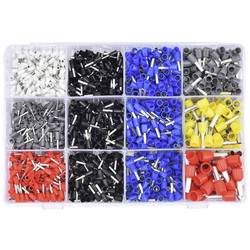 TRU COMPONENTS TC-12888372 sada dutinek 0.5 mm², 0.75 mm², 1 mm², 1.5 mm², 2.5 mm², 4 mm², 6 mm², 10 mm² částečná izolace 1800 ks