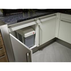 Hailo Multi-Box Duo L 3659-001 systém třídění odpadu 28 l ocelový plech (š x v x h) 262 x 505 x 448 mm šedá, bílá 1 ks