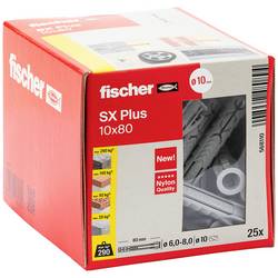 Fischer 568110 SX Plus rozpěrná hmoždinka 80 mm 10 mm 25 ks