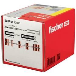 Fischer 568110 SX Plus rozpěrná hmoždinka 80 mm 10 mm 25 ks