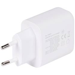 LINDY 30W USB Type A & C Charger USB nabíječka, 1x USB A , 1x USB-C®, 30 W, bílá