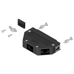 Conec SnapLock 16-003280E D-SUB pouzdro Pólů: 37 plast 90 °, 180 ° černá 1 ks