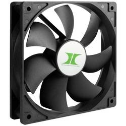 Inter-Tech 88887289 PC větrák s krytem černá (š x v x h) 120 x 25 x 120 mm