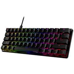 HyperX Alloy Origins 60 DE kabelový herní klávesnice německá, QWERTZ černá s podsvícením