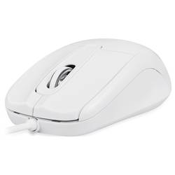 Perixx PERIMICE-209 P W optická myš, přenos kabelový, 3 tlačítko, 1000 dpi, bílá