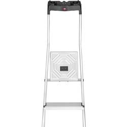 Hailo L60 StandardLine 8160-507 hliník štafle vč. odkládacího místa na nářadí max.prac. výška: 2.8 m stříbrná, červená, černá EN 131 5.1 kg