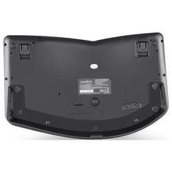 Perixx Ergonomisch bezdrátový sada klávesnice a myše ergonomická německá, QWERTZ černá