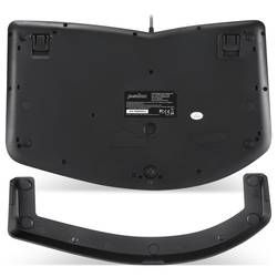 Perixx Ergonomisch bezdrátový sada klávesnice a myše ergonomická německá, QWERTZ černá