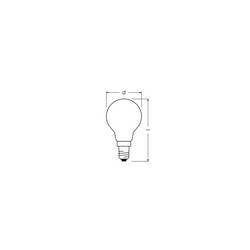 OSRAM HOMELIGHTING 4099854468193 LED Energetická třída (EEK2021) D (A - G) E14 3.4 W denní bílá (Ø x v) 45.00 mm x 45.00 mm 1 ks