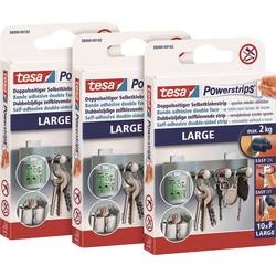 tesa POWERSTRIPS® Large Oboustranná lepicí páska bílá Množství: 30 ks