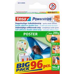 tesa POWERSTRIPS® Poster Oboustranná lepicí páska bílá Množství: 96 ks
