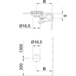 OBO Bettermann 6065012 Otočná zástrčka 20 ks kov