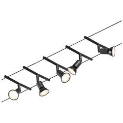 Paulmann Wire Systems 94446 kompletní lankový systém GU5.3 černá (matná), chrom