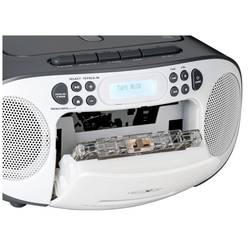Reflexion CD-Player RCR2260DAB/GR rádio s CD, DAB+, DAB, FM, AUX, CD, kazeta, USB, bílá, šedá