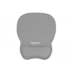 Delock 12698 podložka pod myš ergonomická, flexibilita šedá
