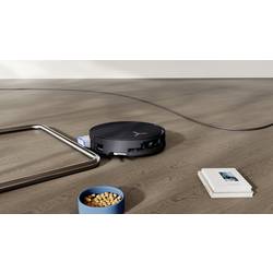 ECOVACS DEEBOT X8 PRO OMNI robot na vysávání a vytírání podlahy, černá, hlasové pokyny, s dálkovým ovládáním, kompatibilní se systémem Amazon Alexa,