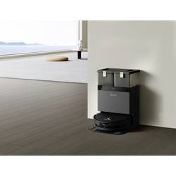 ECOVACS DEEBOT X8 PRO OMNI robot na vysávání a vytírání podlahy, černá, hlasové pokyny, s dálkovým ovládáním, kompatibilní se systémem Amazon Alexa,