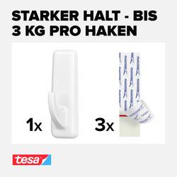 tesa Powerstrips XL Lepicí háček obdélníkové bílá Množství: 1 ks