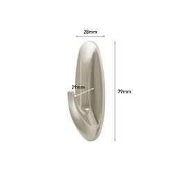 3M Ardele Command™ Medium Designer Hakling Metall Look (d x š x v) 79 x 29 x 29 mm kov Množství: 1 ks