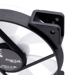 Fractal Design Prisma AL-12 PWM PC větrák s krytem černá, bílá (š x v x h) 120 x 120 x 25 mm