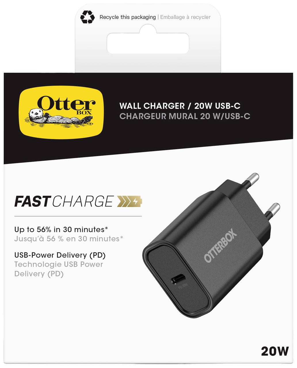 Otterbox Standard EU USB C 78-81338 USB nabíječka vnitřní 20 W 1 x 1x USB-C®