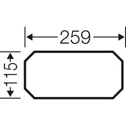 Hensel 2000016 montážní deska plast 1 ks