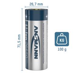 Ansmann 26650 USB-C USB-C® akumulátor 26650 Li-Ion 3.6 V 5100 mAh 1 ks