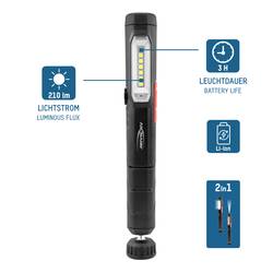 Ansmann 990-00120 Profi mini svítilna, penlight napájeno akumulátorem LED 210 lm černá