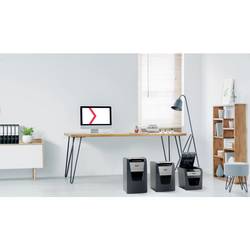 Rexel Optimum AutoFeed+ 50X skartovačka mikrořez 4 x 28 mm 20 l Počet listů (max.): 50 listů Křížový řez kancelářské sponky, sponky do sešívačky, kreditní karty