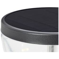 Brilliant G40412/06 Tulip venkovní solární stojanové světlo s PIR senzorem LED modul pevně vestavěné LED 3 W černá