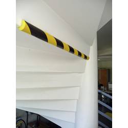 VISO PU 4025 NJ úhlový ochranný profil černá, žlutá (Ø x d) 40 mm x 750 mm