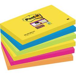 Post-it samolepící poznámka 6556SR 127 mm x 76 mm neonově zelená, neonově oranžová, ultramodrá , ultražlutá , ultrarůžová 540 listů