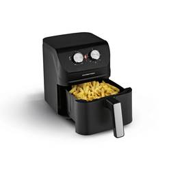 GourmetMaxx 14578 horkovzdušná fritéza, 4 l, 1 400 W, Cool touch pouzdro, černá