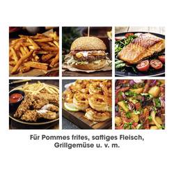 GourmetMaxx 14578 horkovzdušná fritéza, 4 l, 1 400 W, Cool touch pouzdro, černá