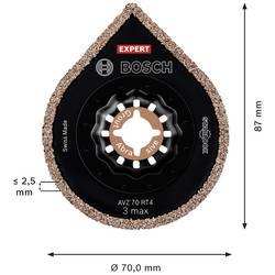 Bosch Accessories 2608900042 EXPERT 3 max AVZ 70 RT4 Carbide-RIFF 10dílná čistič spár 2.5 mm 10 ks