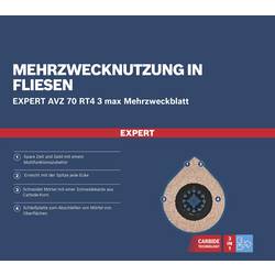 Bosch Accessories 2608900042 EXPERT 3 max AVZ 70 RT4 Carbide-RIFF 10dílná čistič spár 2.5 mm 10 ks