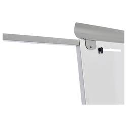 Rocada flipchart 617 (š x v) 1900 mm x 640 mm bílá, šedá omyvatelný, popisovatelný, výškově nastavitelný, vč. odkládací poličky, magnetický R617102