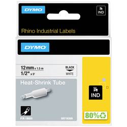 etikety DYMO IND RHINO 18055 polyolefin Barva pásky: bílá Barva písma:černá 12 mm 1.5 m