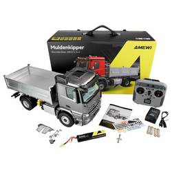 Amewi 22692 Mercedes-Benz Arocs Muldenkipper 4x4 anthrazit 1:14 elektrický RC model nákladního automobilu RtR