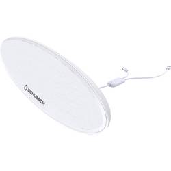 Oehlbach Scope Oval Aktivní plochá DVB-T/T2 anténa vnitřní bílá