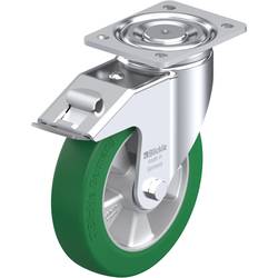 Blickle 579581 Řídící a pevná pojezdová kolečka zatížitelná z ocelového plechu Provedení Otočné kolečko s kuličkovým ložiskem Stop-fix