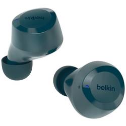 Belkin SoundForm Bolt Headset do uší (In Ear) Bluetooth® zelená headset, Nabíjecí pouzdro, odolné vůči potu