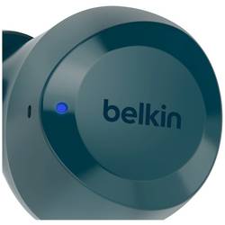 Belkin SoundForm Bolt Headset do uší (In Ear) Bluetooth® zelená headset, Nabíjecí pouzdro, odolné vůči potu