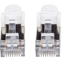 Intellinet 741415 RJ45 síťové kabely, propojovací kabely CAT 6a (surový kabel CAT 7) S/FTP 10.00 m bílá bez halogenů 1 ks
