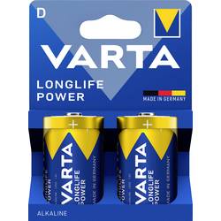 Varta VARTA Longlife Power D Blister 2 baterie velké mono D alkalicko-manganová 1.5 V 2 ks