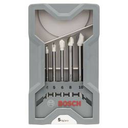Bosch Accessories 2608587169 vrták do skla a obkladů 5dílná 4 mm, 5 mm, 6 mm, 8 mm, 10 mm válcová stopka 1 sada