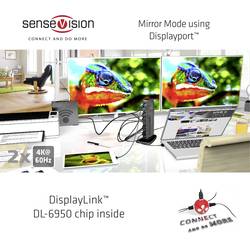 club3D USB-C® dokovací stanice CSV-1460 Vhodné pro značky (dokovací stanice pro notebook): univerzální Elitebook, IdeaPad, Latitude, Lenovo Thinkpad, Thinkpad,