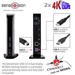 club3D USB-C® dokovací stanice CSV-1460 Vhodné pro značky (dokovací stanice pro notebook): univerzální Elitebook, IdeaPad, Latitude, Lenovo Thinkpad, Thinkpad,